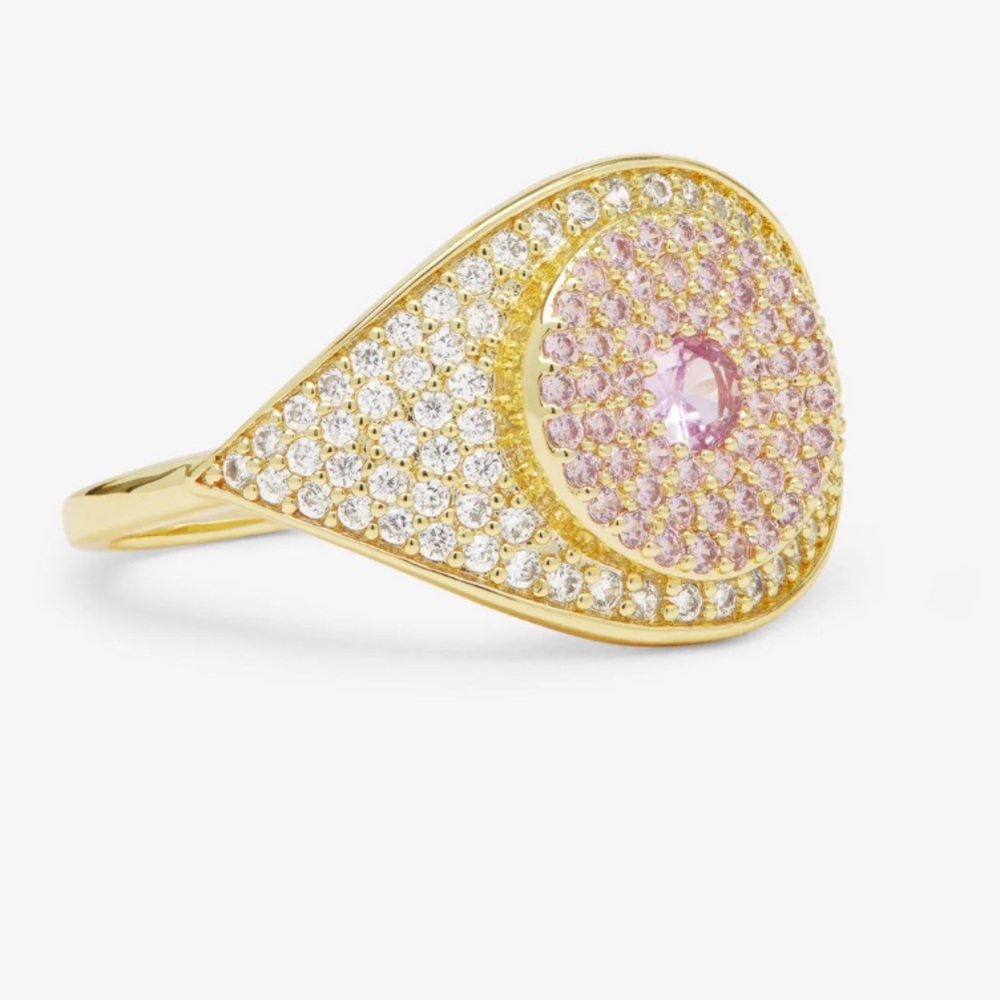 Melinda Maria Rose Evil Eye Ring